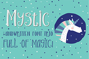 Mystic // Magical Font Family, a Handwritten Font by by Masselyn (Thumbnail 1 of 8)