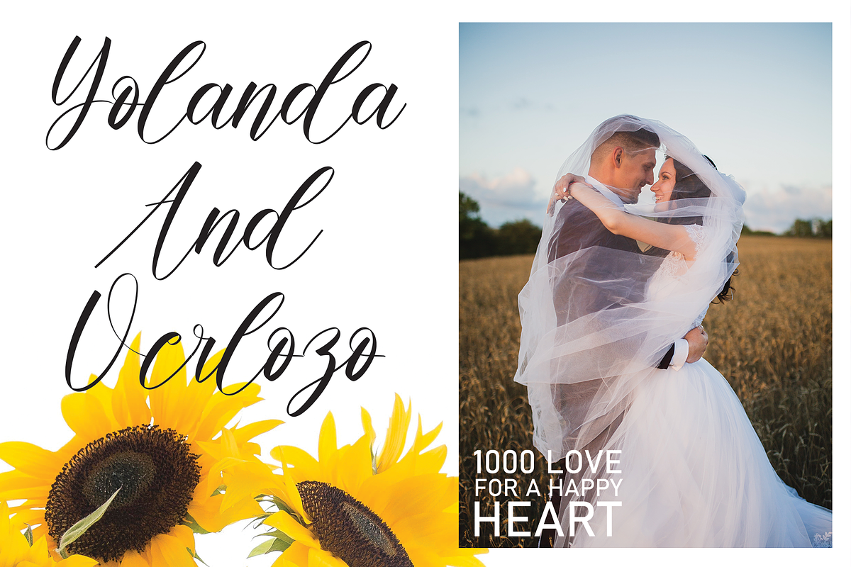 Sunflower In Summer Font, a Script Font by Scratchones (Photo 3 of 7)