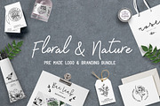 Floral logo and branding bundle, a Branding & Logo Template by Negative Space (Thumbnail 1 of 6)