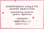 Hapsa Marker ~ Girly and whimsical, a Sans Serif Font by 611 Studio (Thumbnail 5 of 6)