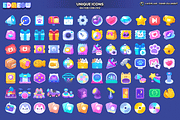 GUI - Neon2, an UI Kit Template by LAYERLAB (Thumbnail 5 of 34)