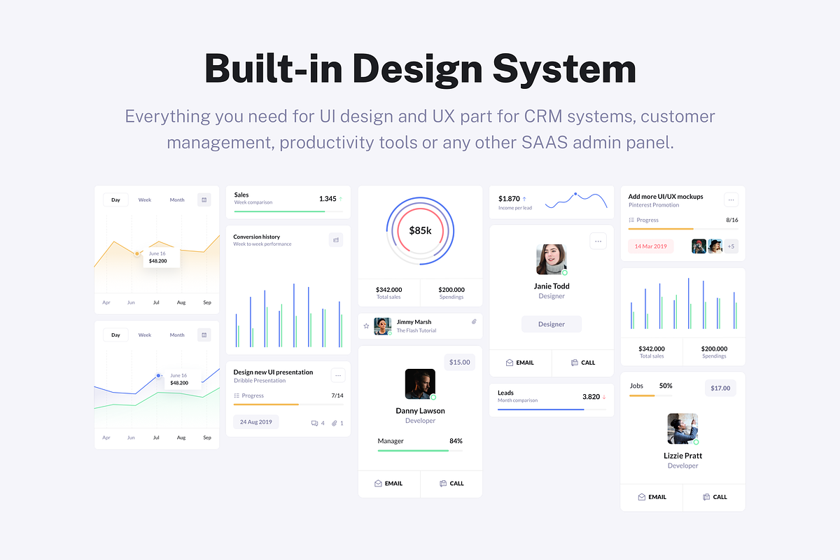 BetaCRM - SaaS Web UI Kit, an UI Kit Template by WhiteUI.Store (Photo 6 of 13)