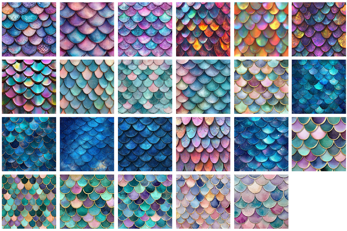 Bokeh Mermaid Background Clipart Bun, an Illustration by Sublimation Artist (Photo 2 of 3)