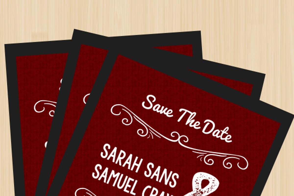 Sweet Wedding Invitation 3, an Invitation Template by Mariyana