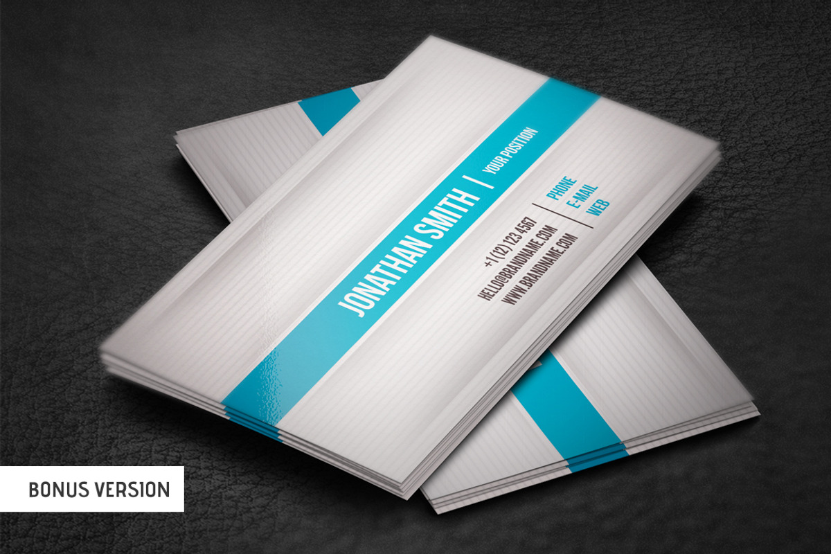 Gray Business Card, a Business Card Template by artnook (Photo 3 of 5)