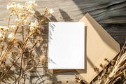 Boho Stationary Card Mockup Bundle, a Templates & Theme by VetalStock (Thumbnail 3 of 11)