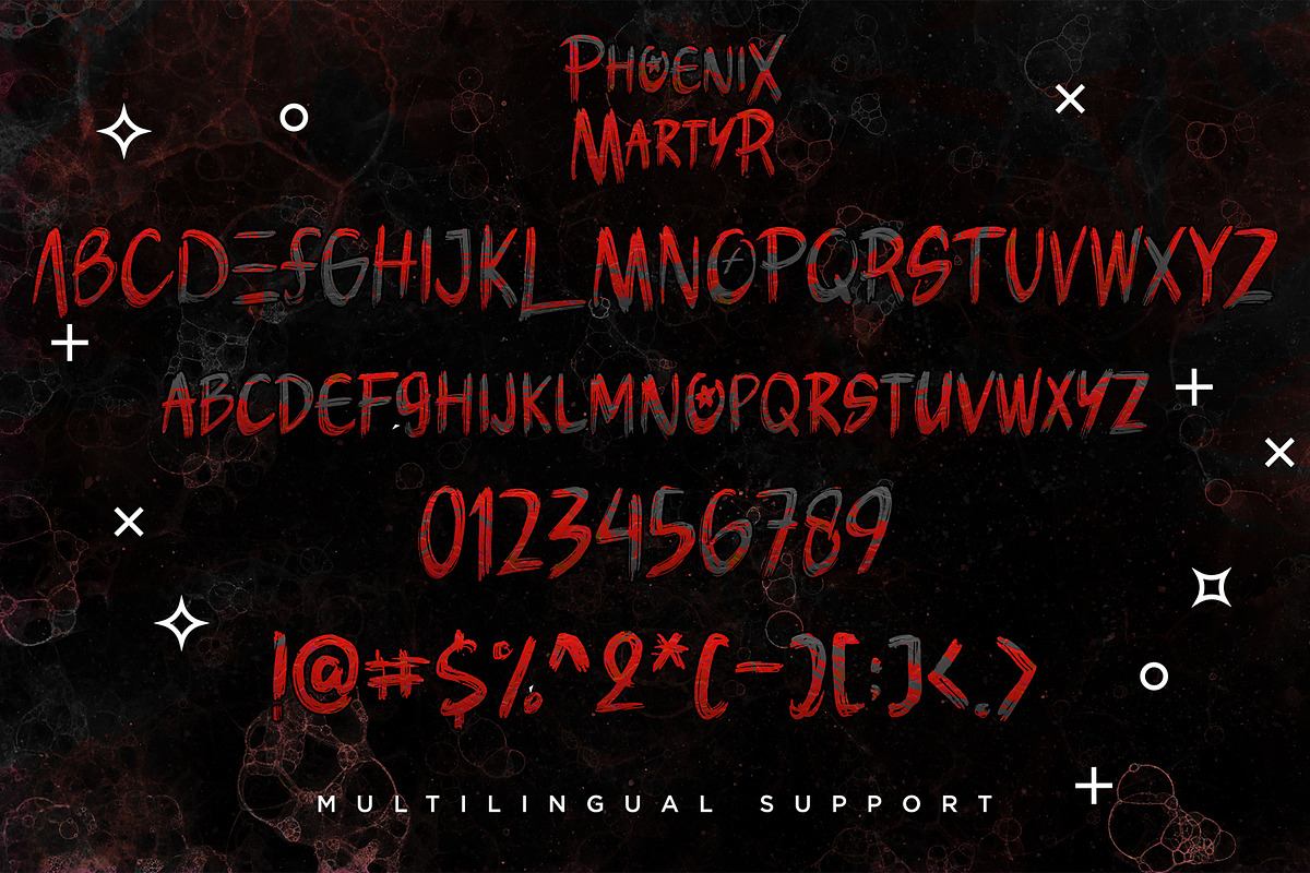 Phoenix Martyr – Dry Brush Font, a Handwritten Font by Dm Studio (Photo 9 of 9)