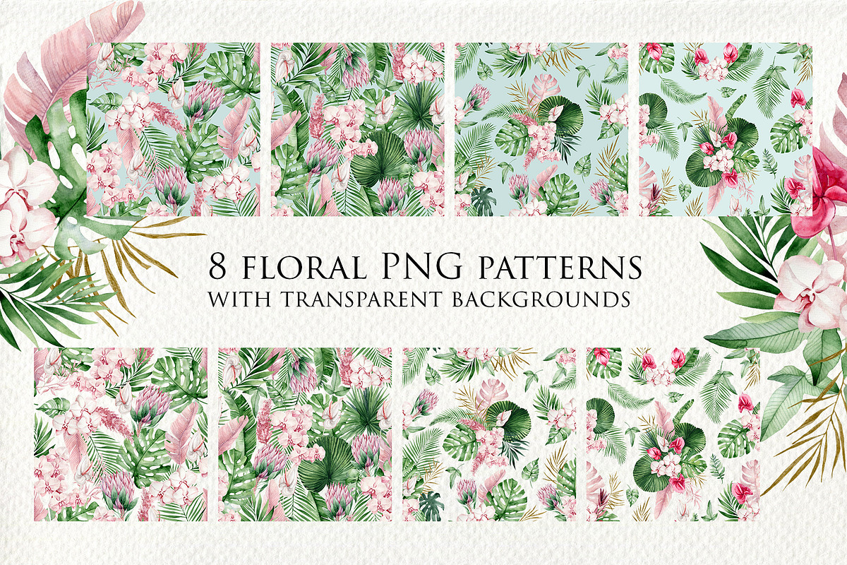 Tropical fantasy, a Pattern Graphic by Antikva17 (Photo 4 of 6)