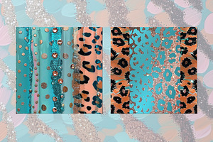 Pastel Leopard Skin Seamless Pattern