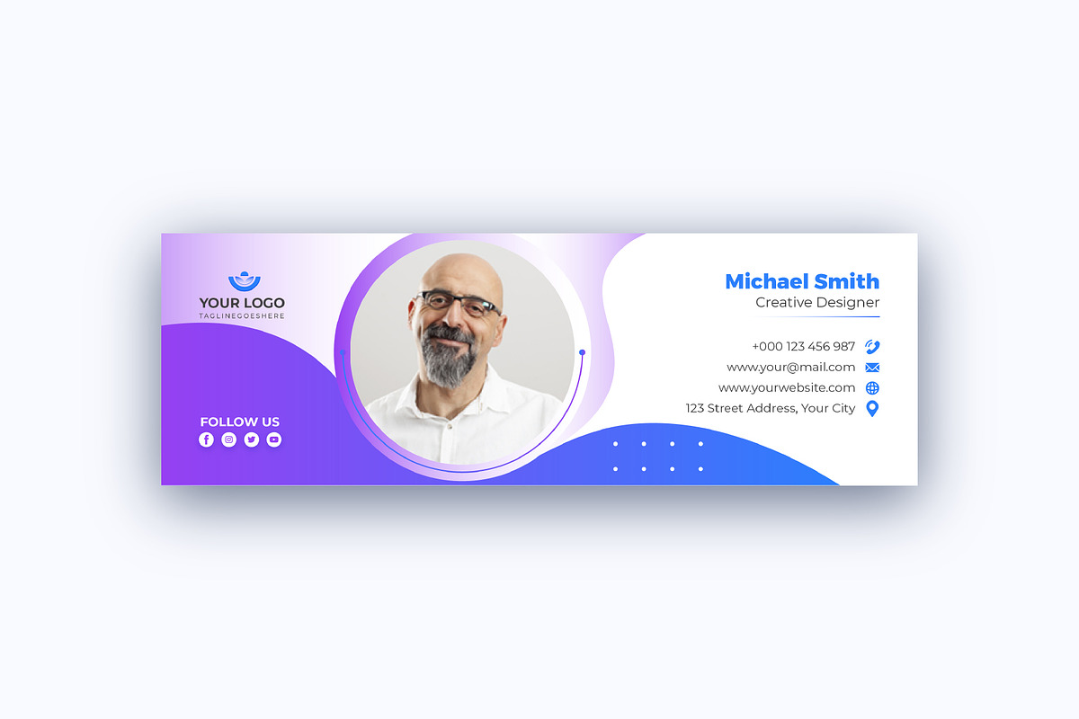 Email Signature Template, an Email Template by Mk_Studio (Photo 5 of 7)