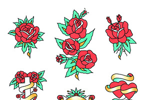 Traditional Tattoo Flash 25 Designs