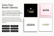 50 INSPIRING INSTAGRAM TEMPLATE, a Social Media Template by RB Boutique (Thumbnail 5 of 9)