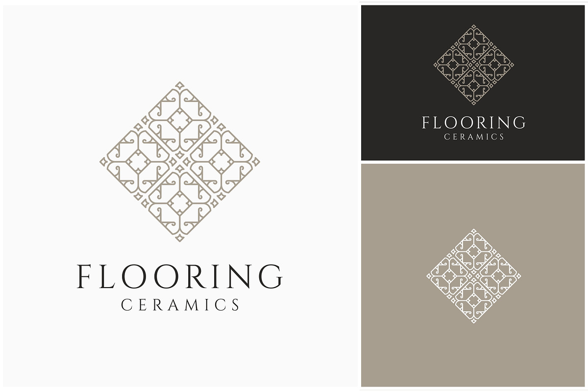 Ceramic Tiles Flooring Wall Logo, a Branding & Logo Template by ika trisiana (Photo 1 of 2)