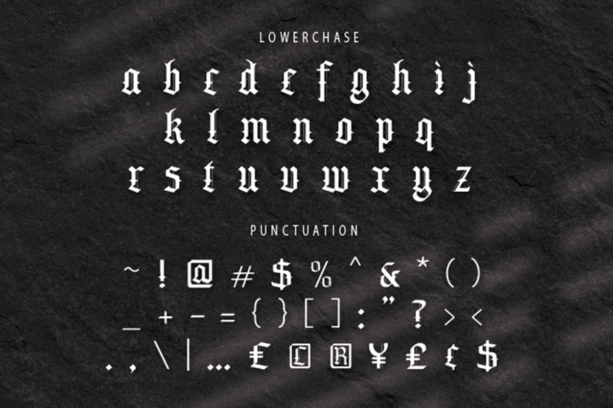 Risselamp, a Blackletter Font by GlottaTypeface (Photo 6 of 8)