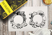 Ginger & lemon. Ink engraving set, a Food Illustration by Alena Kaz (Thumbnail 7 of 7)