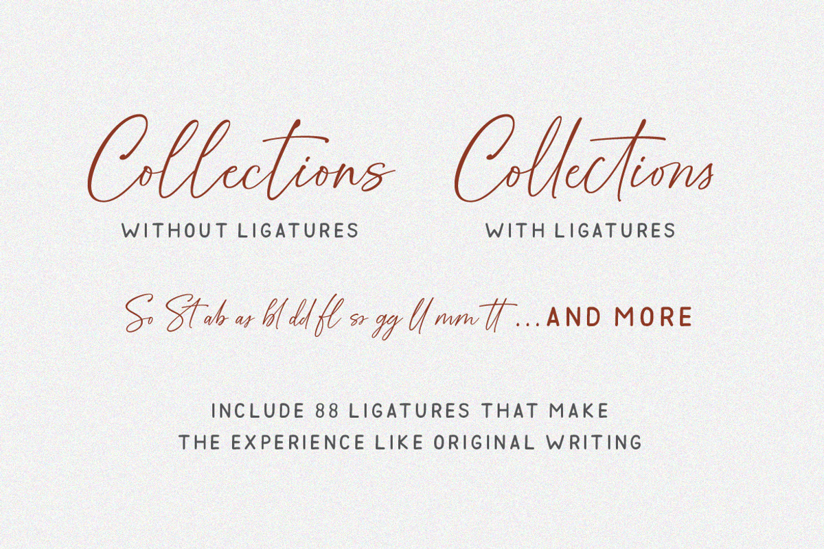 Golden Dream | Font Duo + Extras preview 7