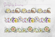 Smoothie bowls. Watercolor & ink art, a Food Illustration by MsFlaffy (Thumbnail 15 of 19)