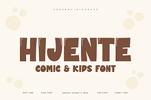 Hijente - Bubble Font