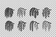 Willow Branch Silhouette Pack, an Object Graphic by Artonix (Thumbnail 3 of 3)