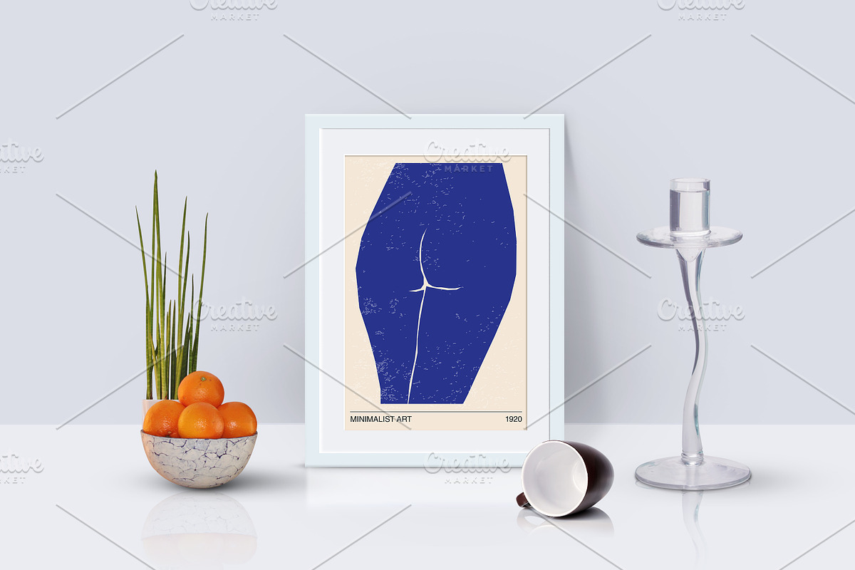 Abstract Female Figure Wall Art, a Background Graphic by C Design Studio (Photo 9 of 12)