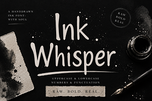 Ink Whisper Font