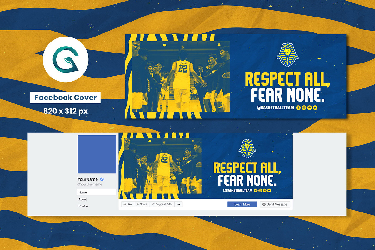 Basketball Social Media Pack, a Social Media Template by Geelator Studio (Photo 5 of 5)