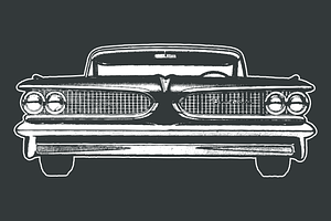 Classic Car T-Shirt / Poster Design