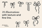 Coquette Ribbons Illustration, a Decorative Illustration by ginni illustrations (Thumbnail 2 of 5)