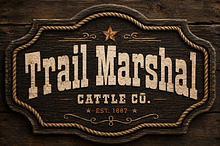 Trail Marshal - Western display font