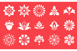 Vector floral set. Spring or summer, an Object Graphic by RODINA