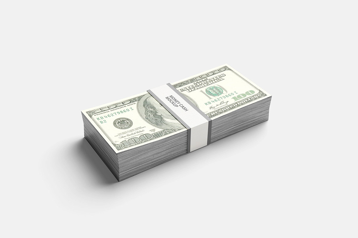 Money Cash Mockup, a Product Mockup by bimockup (Photo 3 of 6)