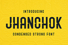 Jhanchok | Condensed Strong Font