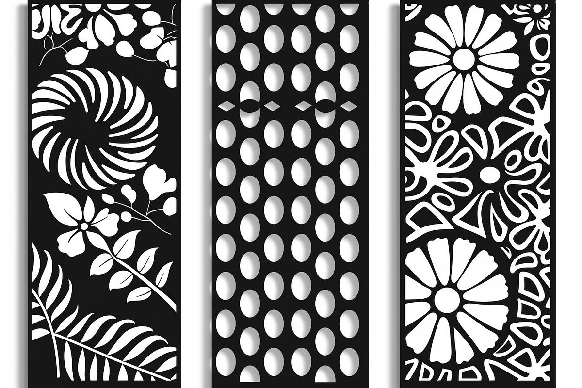 Elegant Floral Laser Cut Panel Bund, a Graphic by jahid234 (Photo 2 of 8)