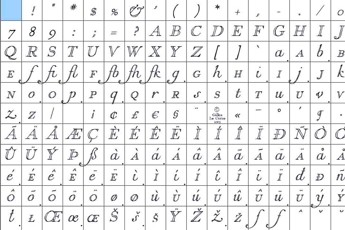 1751 GLC Copperplate Set preview 6