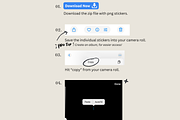 30 Everyday Instagram Story Stickers, a Decorative Illustration by Joyscript (Thumbnail 7 of 7)