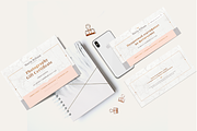Gift certificate - Marble, Rose Gold, a Card Template by ArealPro (Thumbnail 2 of 20)