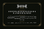 Vighty - Blackletter Font, a Blackletter Font by Sronstudio (Thumbnail 9 of 9)