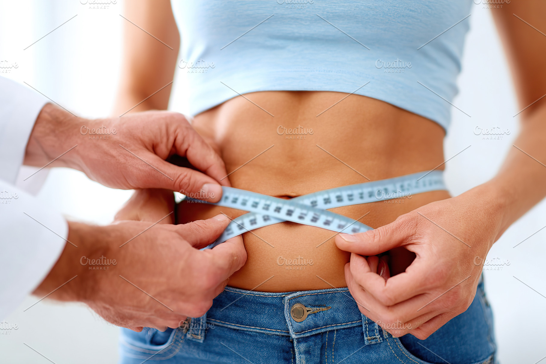Measurement process conducted by dietitians for assessing body composition and, a Sports & Recreation Photo by AlyaAnd