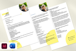 Modern Resume/CV Template Pack, a Presentation Template by Elm Design