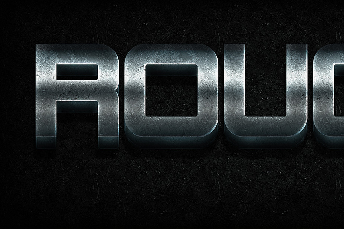 3D Metal Photoshop Text Styles preview 7