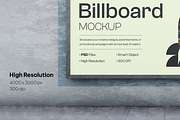 Billboard Mockup - Outdoor View, an Advertising Mockup by graphicsauce (Thumbnail 1 of 4)