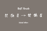 Deft Brush - Hand Drawn Font, a Font by Colt Type Co (Thumbnail 3 of 4)