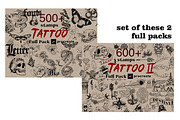 Procreate 1100 Tattoo Snake Witch, a Brush Add-On by ArtPrintBabe (Thumbnail 2 of 6)