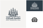 Barn Heart Love Pine Cedar Tree Logo, a Branding & Logo Template by Enola99d (Thumbnail 2 of 2)