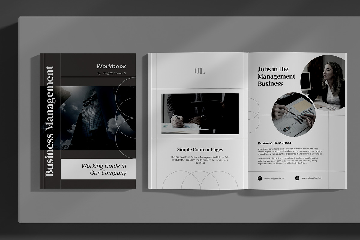 Luxury Workbook Canva Template, a Magazine Template by Brandearth RRGraph (Photo 10 of 11)