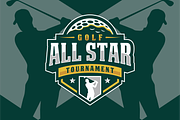 All Star Golf Tournament Logo, a Branding & Logo Template by swarnstudio (Thumbnail 3 of 3)