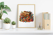 Watercolor Merry Maritime Christmas, an Illustration by Canvas Craft (Thumbnail 4 of 7)