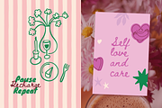 Self love, vector illustrations, an Object Graphic by venimo (Thumbnail 5 of 15)
