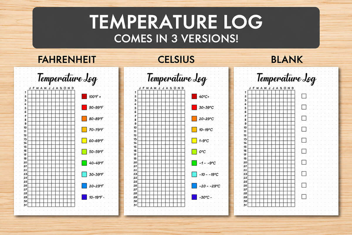Yearly Trackers Bundle, a Stationery Template by DreamyOverlay (Photo 6 of 9)