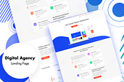 Digital Agency Landing Page, a Landing Page Template by Sujun Baidyaa (Thumbnail 1 of 4)